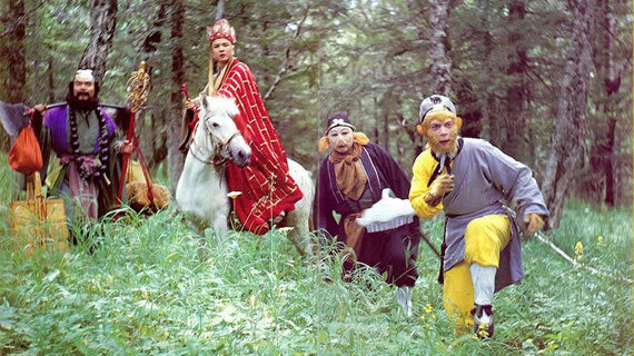 4 diễn viên chính trong 'Tây du ký 1986'.