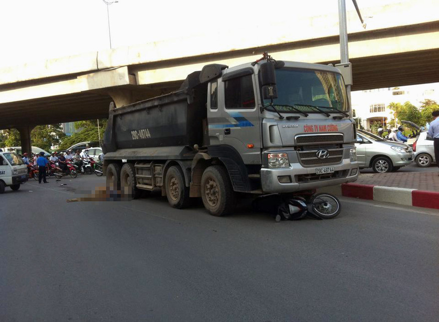 Hiện trường vụ việc.