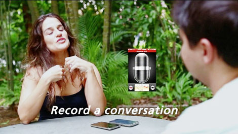 Điện thoại thông minh điều khiển bằng vuốt tóc.