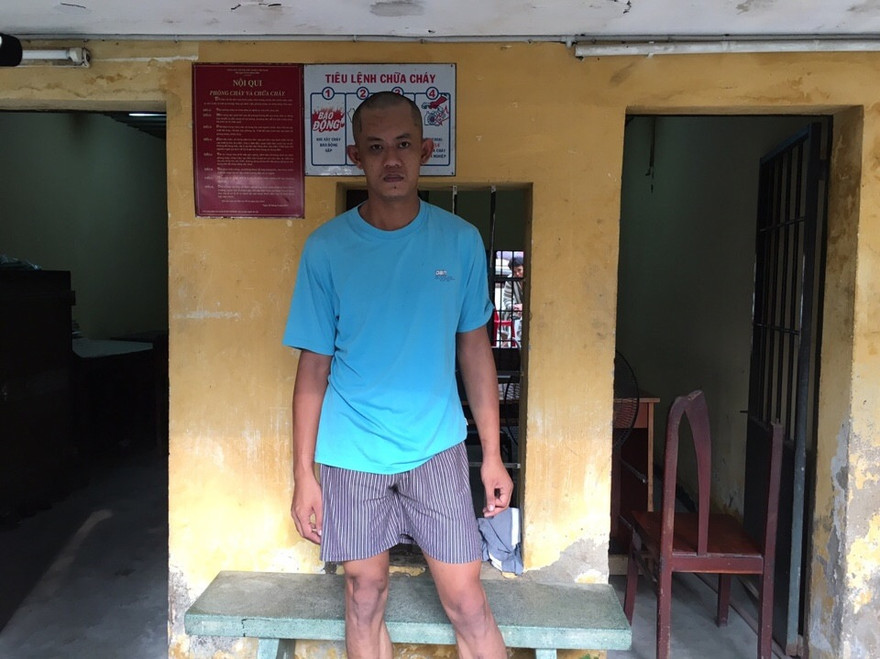 Nghi can Cường cầm đầu tấn công CSGT. Ảnh CA cung cấp.