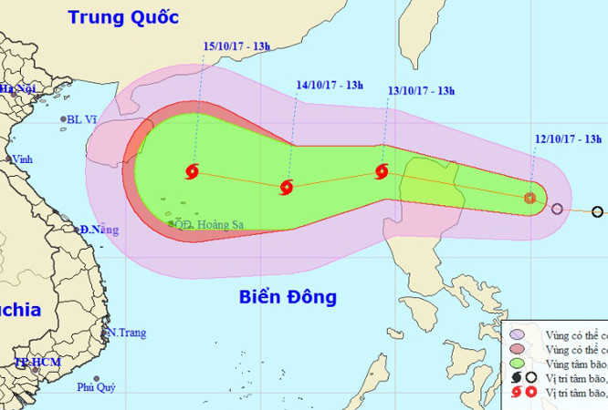 Áp thấp nhiệt đới áp sát biển Đông, khả năng thành bão