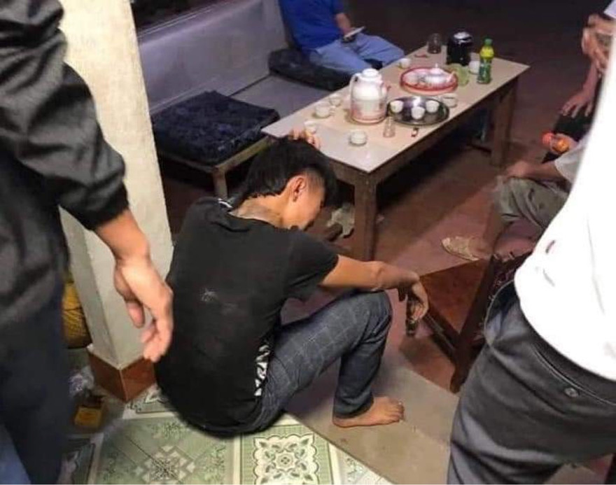 Đối tượng bị bắt giữ.