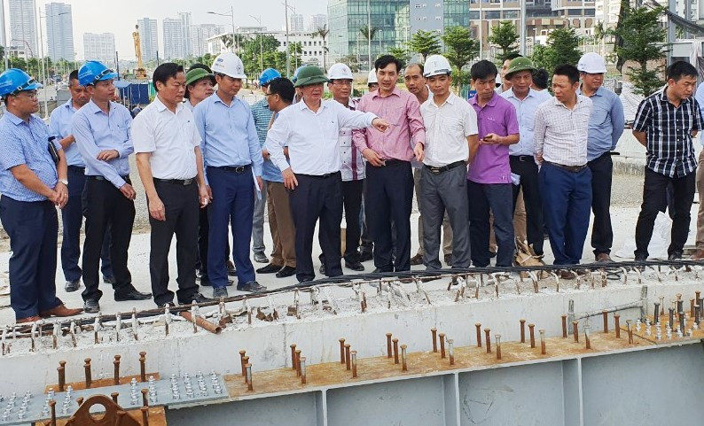 Lãnh đạo Hà Nội kiểm tra các dự án đầu tư công chiều nay.