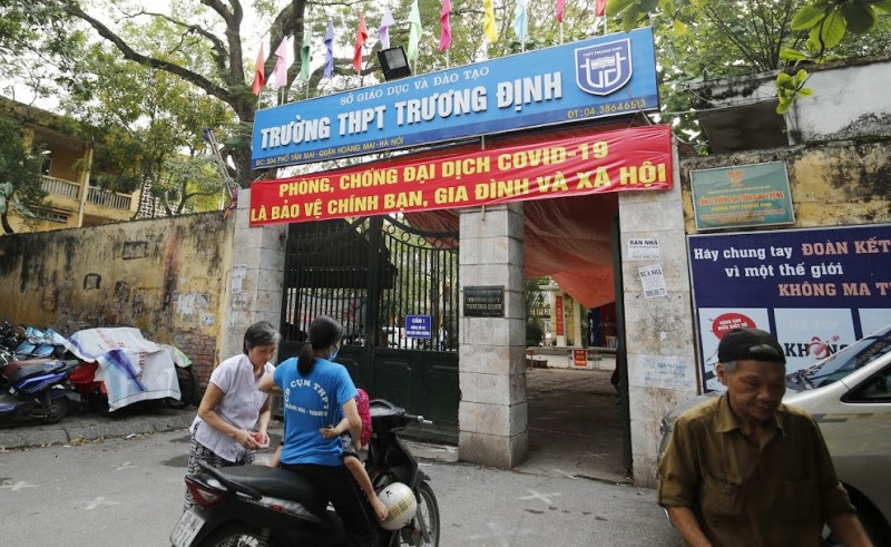 Cận cảnh trường Trương Định xuống cấp chờ sập, dự án cải tạo vướng thủ tục