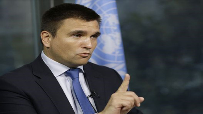 Ngoại trưởng Ukraine Pavlo Klimkin. Nguồn: AP.