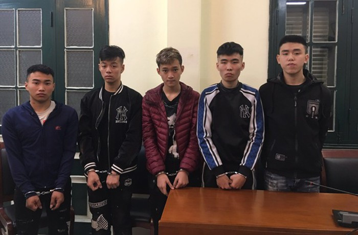 5 đối tượng bị bắt giữ.