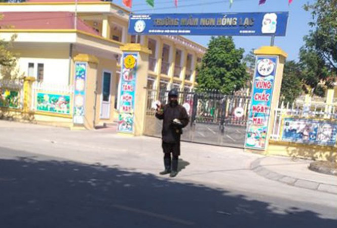 Hình ảnh đăng tải lên mạng xã hội.