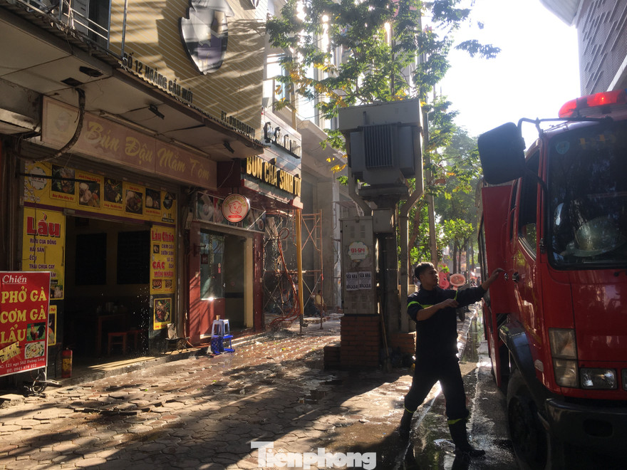 Hiện trường vụ cháy.