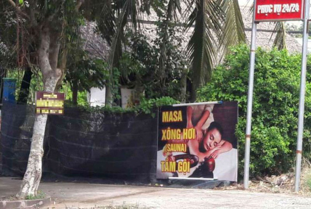 Quán massge nơi ông P. xưng là Bí thư xã để được nợ tiền chủ quán.