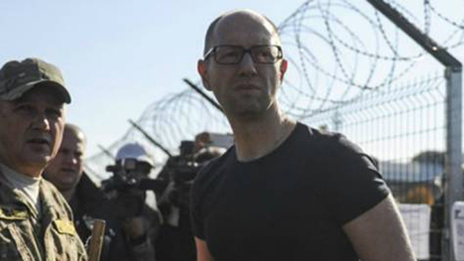 Thủ tướng Ukraine Arseny Yatsenyuk.