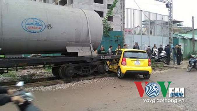 Hiện trường vụ tai nạn.