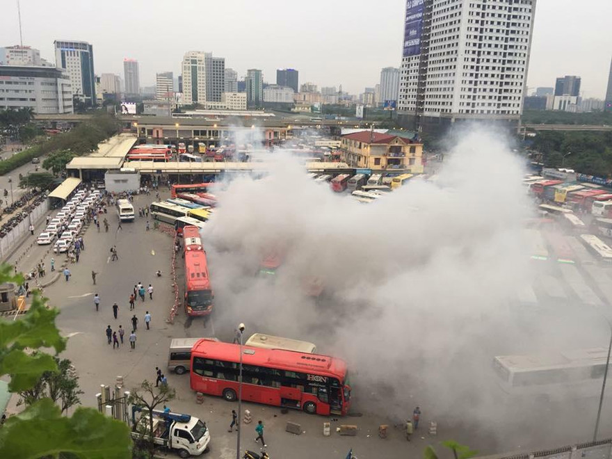 Hiện trường vụ việc. Ảnh: Otofun.