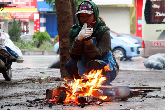 Miền Bắc rét đậm, rét hại kéo dài. Ảnh minh họa: Internet.