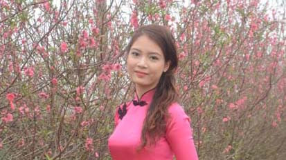 Nhiều bạn trẻ du xuân trước Tết Nguyên đán. Ảnh: Thanh Hà