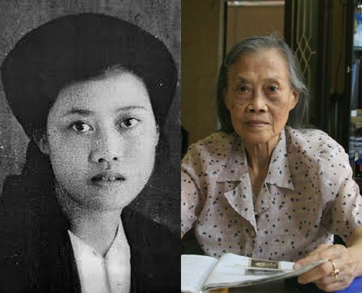 GS. Lê Thi, một trong hai người kéo cờ trong Ngày độc lập năm 1945