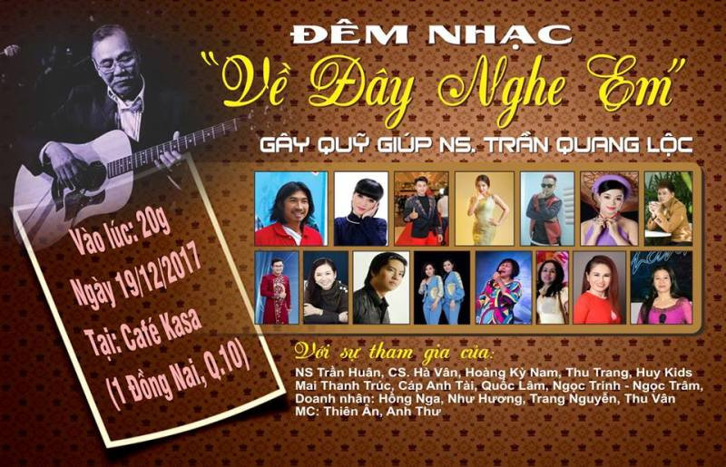 Nhạc sĩ Trần Quang Lộc lên bàn mổ trước đêm nhạc 'Về đây nghe em'