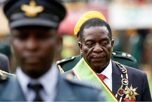 Tân Tổng thống Zimbabwe Emmerson Mnangagwa. Ảnh: Reuters
