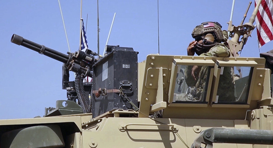 Lính Mỹ tại Syria. Ảnh: AP