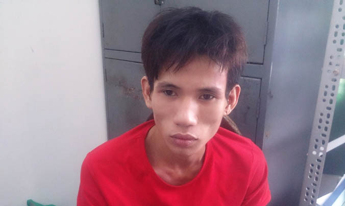 Nghi can Bảo tại cơ quan điều tra. Ảnh: CA cung cấp.