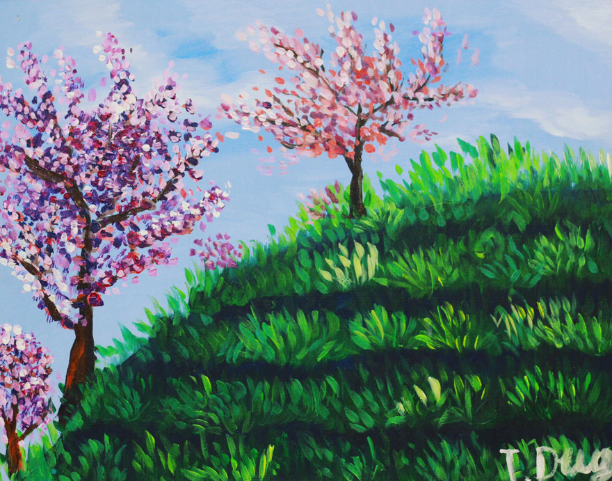 Triển lãm của sáu họa sĩ ở lớp vẽ thiện nguyện của diễn viên Lương Giang