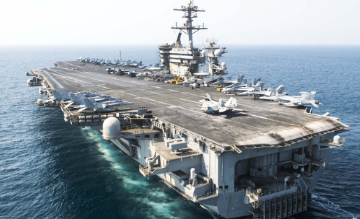 Tàu sân bay Mỹ USS Theodore Roosevelt. (Ảnh: US Navy)