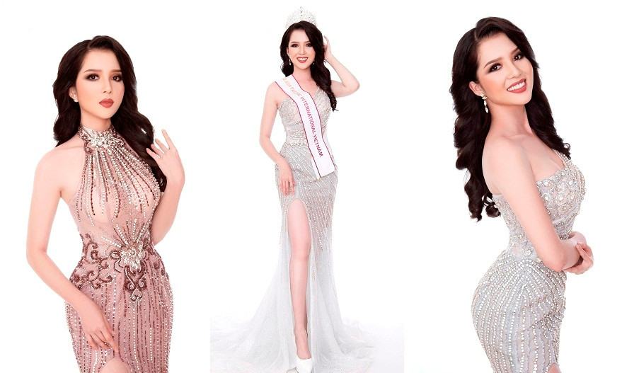 Thúy Vi diện đầm dạ hội lộng lẫy trước thềm chung kết HH Châu Á-TBD