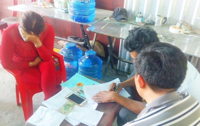 Cơ quan chức năng làm việc với U.