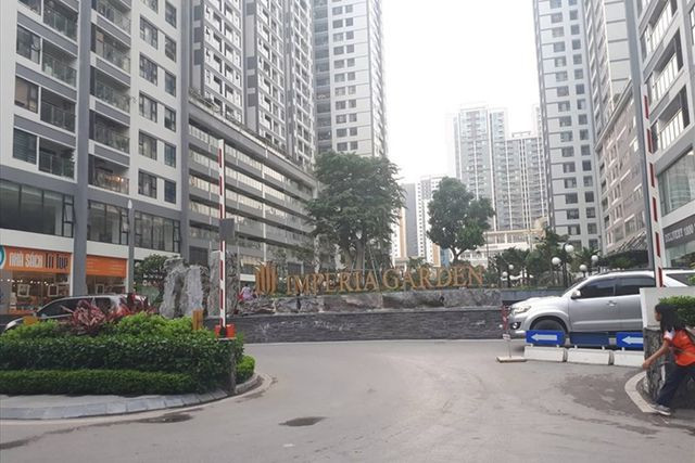 Chung cư Imperia Garden (Thanh Xuân, Hà Nội) nơi xảy ra vụ việc