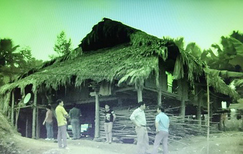 Căn nhà xảy ra vụ án. Ảnh: Công an cung cấp