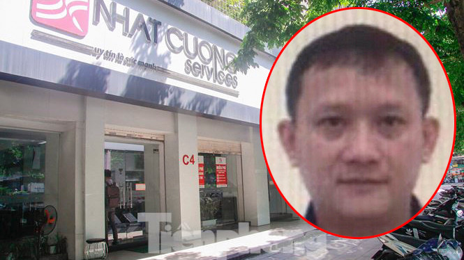 Bị can Bùi Quang Huy - Tổng giám đốc Công ty Nhật Cường. (Ảnh nhỏ: Cơ quan công an cung cấp)