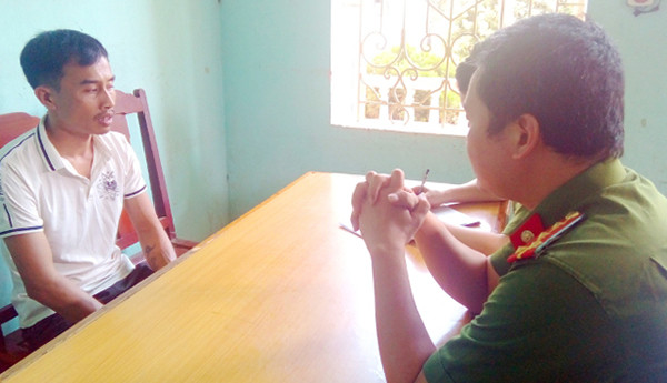 Cảnh sát lấy lời khai nghi can Hoàng Trọng Trường