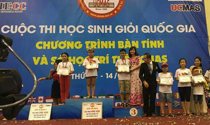 Gần 800 thí sinh thi học sinh giỏi QG bàn tính số học trí tuệ