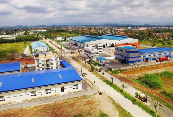 Một góc Khu công nghiệp Nam Cầu Kiền Ảnh: Website doanh nghiệp