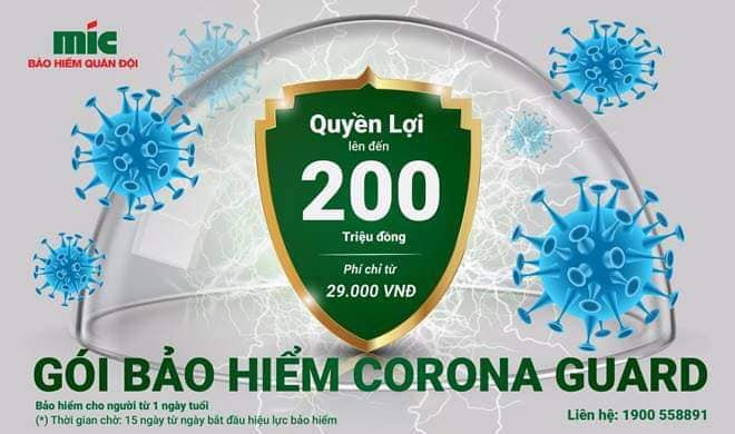 Một gói bảo hiểm chống COVID-19 của Bảo hiểm Quân đội - MIC 