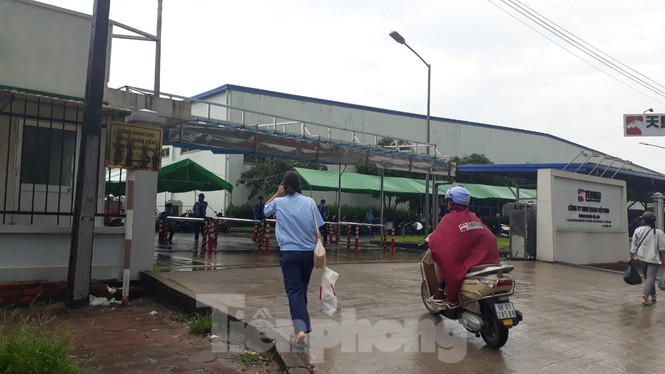 Công nhân Tenma Việt Nam vẫn làm việc bình thường ngày 26/5. Ảnh: Nguyễn Thắng