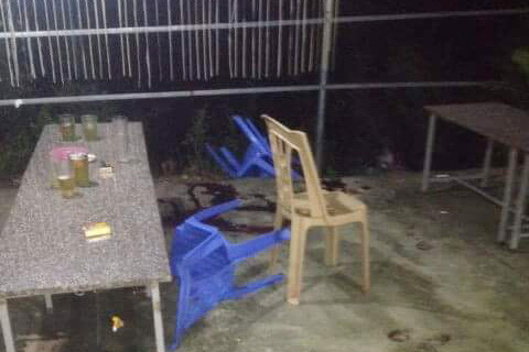 Hiện trường vụ việc. Ảnh CTV.