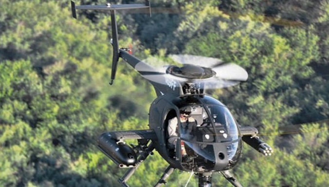 Trực thăng MD 530G. Ảnh: MDHI.