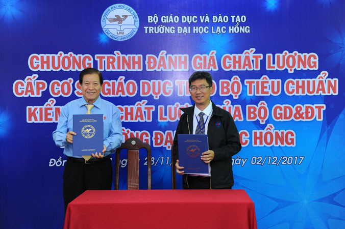 ĐH Lạc Hồng được công nhận đạt chuẩn chất lượng giáo dục