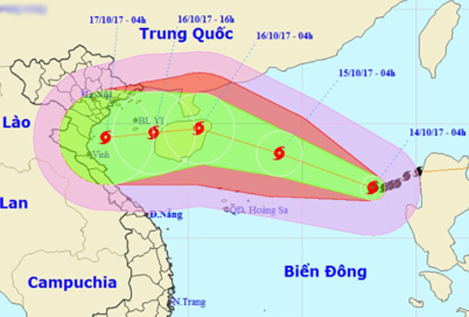 Tin mới nhất về cơn bão số 11