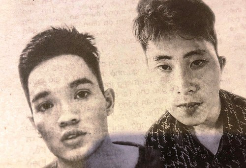 Hai đối tượng thực hiện vụ trộm két sắt. Ảnh: Người Lao Động