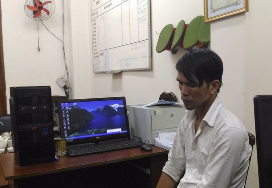 Bị can Nguyễn Thành Dũng lúc mới bị bắt