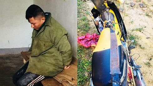 Đối tượng và đồ nghề dùng đi câu trộm chó. Ảnh: An ninh Thủ đô