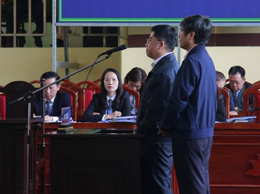 Bị cáo Nguyễn Thanh Hóa và Nguyễn Văn Dương