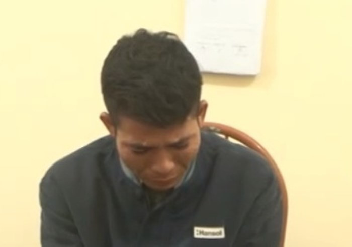 Đối tượng Hùng tỏ ra ân hận về hành vi gây ra