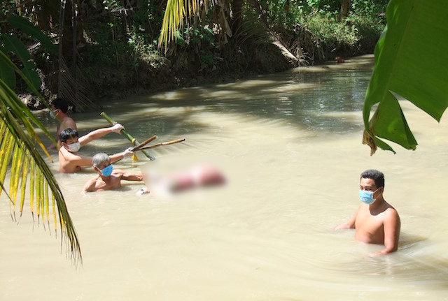 Hiện trường nơi phát hiện thi thể nạn nhân