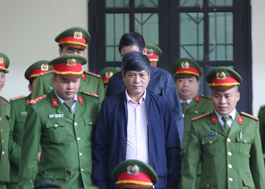 Cựu tướng Nguyễn Thanh Hóa trong phiên tòa sáng nay