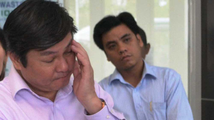 Ông Đào Anh Kiệt người được cho là mất tài sản khoảng 1.6 tỷ đồng tại nơi làm việc. Ảnh: L.N 