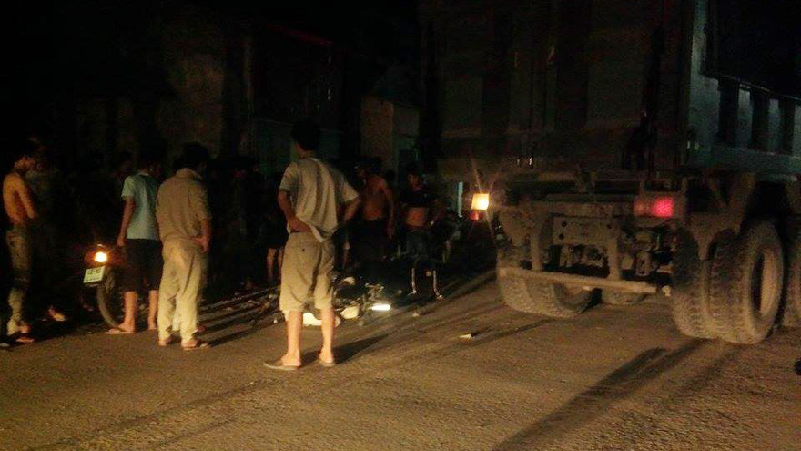 Hiện trường vụ tai nạn