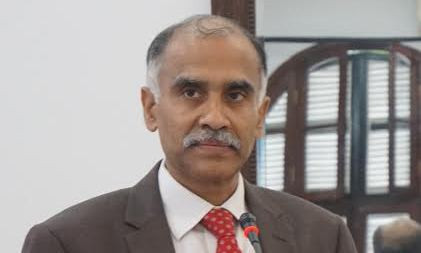 Đại sứ Ấn Độ tại Việt Nam Harish Parvathaneni tại cuộc họp báo chiều 30/8.