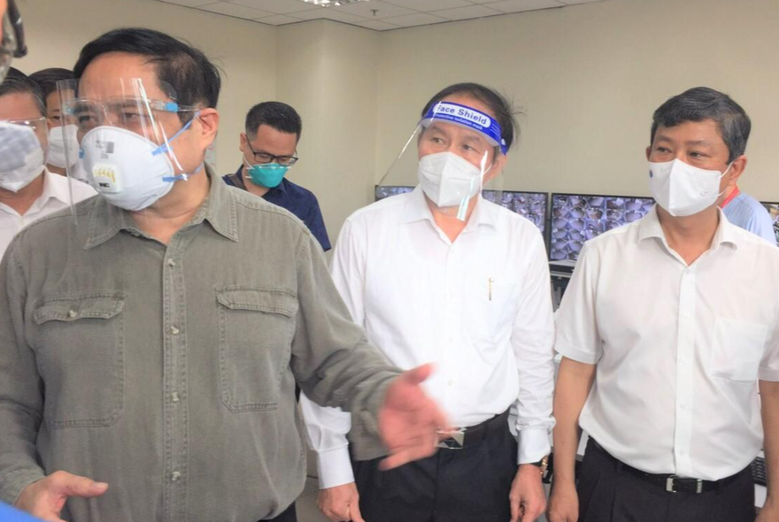 Thủ tướng Phạm Minh Chính kiểm tra tại BV Hồi sức cấp cứu Bình Dương